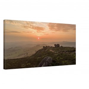 The Roaches Sunset Canvas